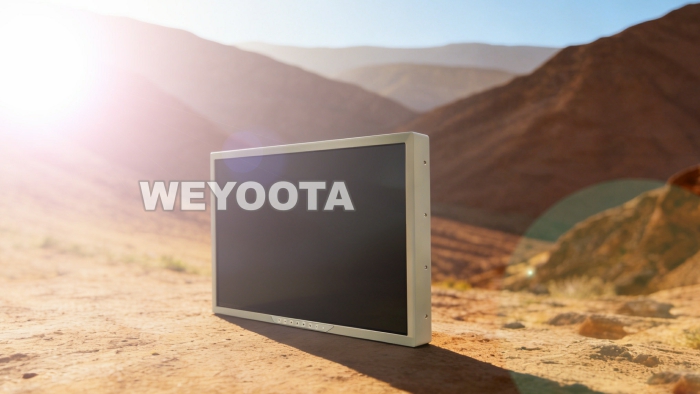  WEYOOTA为某特种设备需求单位提供25寸触摸显示方案，采用AG防眩光玻璃。