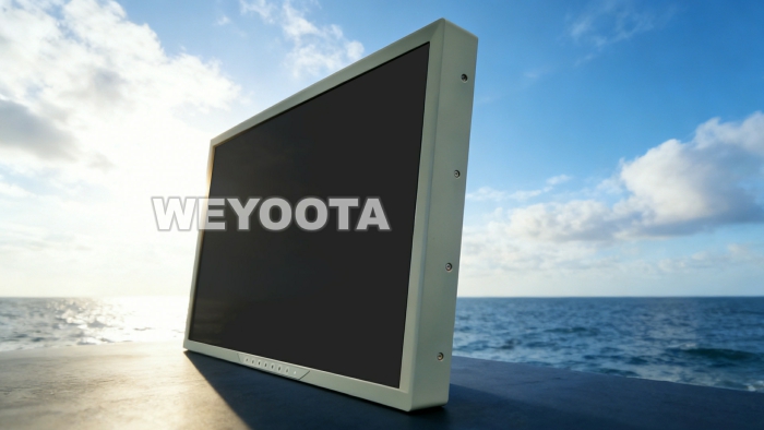  WEYOOTA定制高亮度显示方案，AG防眩光玻璃确保阳光下可视，成功应用于多个特种项目。